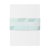 Boho Watercolor Blue Personalisiert Einladungsbanderole (Rückseitenbeispiel)