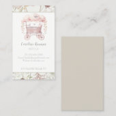 Boho Watercolor Blume Baby Doula Midfrau Visitenkarte (Vorne/Hinten)