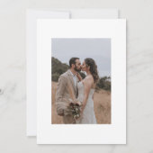 Boho Watercolor-Blume Vorlage QR-Code Hochzeit (Rückseite)
