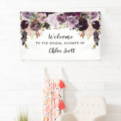 Boho Watercolor Brautparty Begrüßung Banner (Insitu)