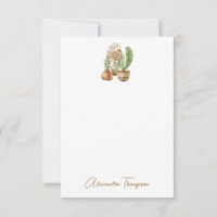 Boho Watercolor Cactus Pampas Pflanze Brautparty