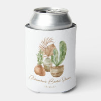 Boho Watercolor Cactus Pampas Pflanze Brautparty