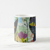 Boho Watercolor Cats - Earthy Feline Art (4) Kaffeetasse (Mittel)