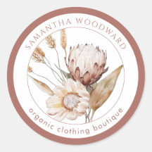 Boho Watercolor Closing Boutique - Wildblumen