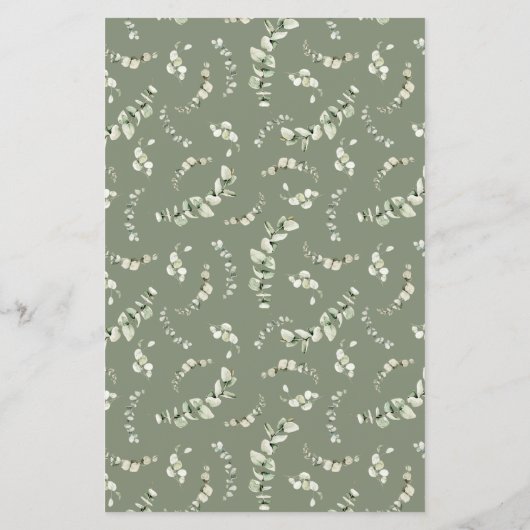 Boho Watercolor Clothesline Baby Brunch Einladung (Rückseite)