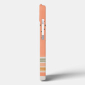 Boho Watercolor Custom Initial iPhone Case (Rückseite / Links)