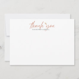 Boho Watercolor Dragonfly DANK IHNEN Mitteilungskarte