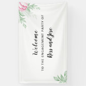 Boho Watercolor Eucalyptus Engagement Banner (Vertikal)