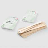 Boho Watercolor Eucalyptus Greenery Babydusche Fächer (Non-assembled)