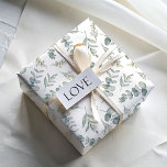 Boho Watercolor Eucalyptus Greenery Wedding Geschenkpapier<br><div class="desc">Tauchen Sie ein in den boho-inspirierten Reiz unseres Aquarelldesigns,  der Inspiration aus Eukalyptus und üppigem Blattwerk zeichne,  um diese unvergesslichen Momente zu bereichern. Dieses bezaubernde Design ist perfekt für Hochzeiten,  Jubiläen und andere Veranstaltungen geeignet und verleiht jedem Anlass eine Touch von natürlicher Schönheit und Eleganz.</div>