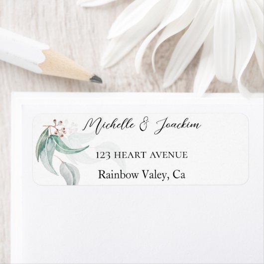 Boho Watercolor Eukalyptus Illustration (Insitu)