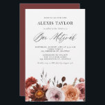 Boho Watercolor Fall Blume Bar Mitzvah Einladung<br><div class="desc">Mit dieser individuell gestaltbaren Bar mitzvah Einladung laden Sie Familie und Freunde zu Ihrer Veranstaltung ein. Es verfügt über eine üppige Aquarellgarage und eine skurrile Schrift. Personalisieren Sie diese Aquarell Bar mitzvah Einladung,  indem Sie Ihre Daten hinzufügen. Diese florale Bar mitzvah Einladung ist perfekt für Herbst Bar mitzvahs.</div>