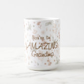 Boho Watercolor Floral Amazing Grandma Gift Kaffeetasse (Mittel)