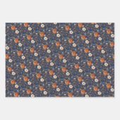 Boho Watercolor Floral Geschenkpapier Set (Vorderseite 3)