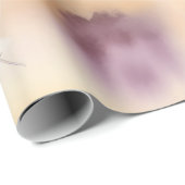 Boho Watercolor Floral Spring Garden Geschenkpapier (Rolleneckpunkt)