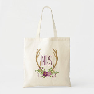 Boho Watercolor-Frau Tote Bag Tragetasche