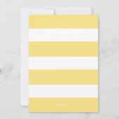 Boho Watercolor Lemon Wreath Save The Date (Rückseite)