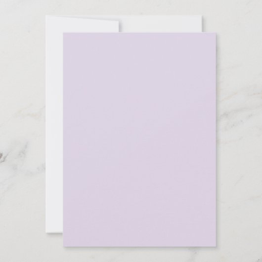 Boho Watercolor Lemons & Lavender Wedding Einladung (Rückseite)