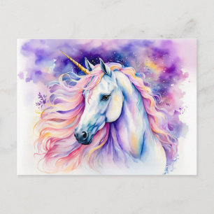Boho Watercolor Postkarte