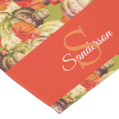 BOHO Watercolor Pumpkin Fall Erntedank Kurzer Tischläufer (Ecke)