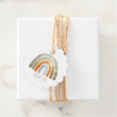 Boho Watercolor Rainbow Baby Dusche Vielen Dank Geschenkanhänger (Beispiel)