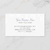 Boho Watercolor Rainbow Business Card Visitenkarte (Rückseite)