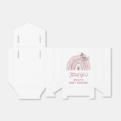 Boho Watercolor Rainbow Girl Geschenkschachtel (Ungefaltet)