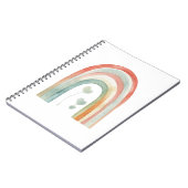 Boho Watercolor Rainbow Notizblock (Linke Seite)