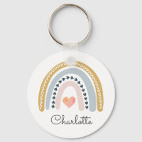 Boho Watercolor Rainbow Personalisiert