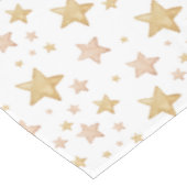 Boho Watercolor Star Baby Shower Tableclout Tischdecke (Schrägansicht)
