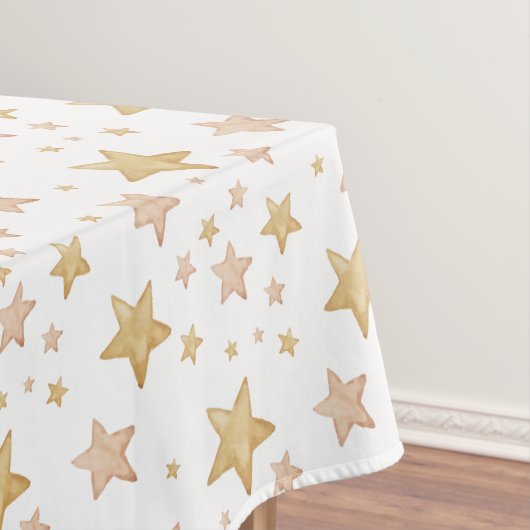 Boho Watercolor Star Baby Shower Tableclout Tischdecke (Beispiel)