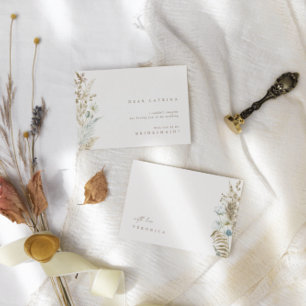 Boho Watercolor werden Sie meine Bridesmaid-Karte Einladung