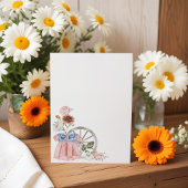 Boho Watercolor Western Kleine Cowgirl Babydusche Einladung