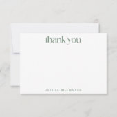 Boho Watercolor Wildblume Custom Brautparty Dankeskarte (Vorderseite)