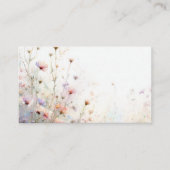 Boho Watercolor Wildblume Floral Personalize Platzkarte (Vorderseite)