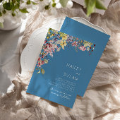 Boho Watercolor Wildblume Meadow Wedding Einladung