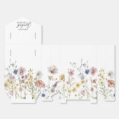 Boho Watercolor Wildblumen Floral Brautparty Geschenkschachtel (Ungefaltet)