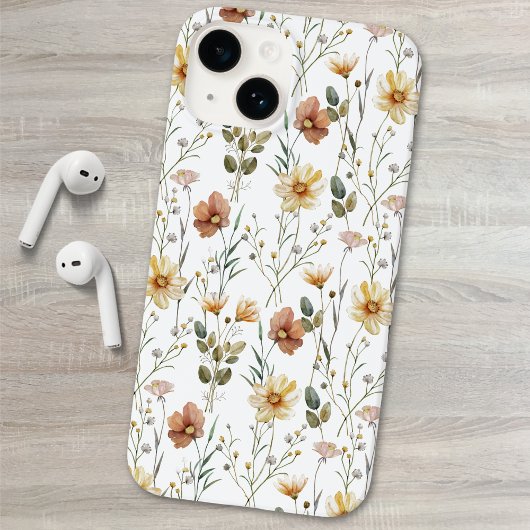 Boho Watercolor Wildflower Case-Mate iPhone Hülle