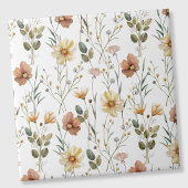 Boho-Watercolor-Wildflower-Keramik Fliese