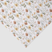 Boho Watercolor Wildflower Seidenpapier (Ausschnitt)