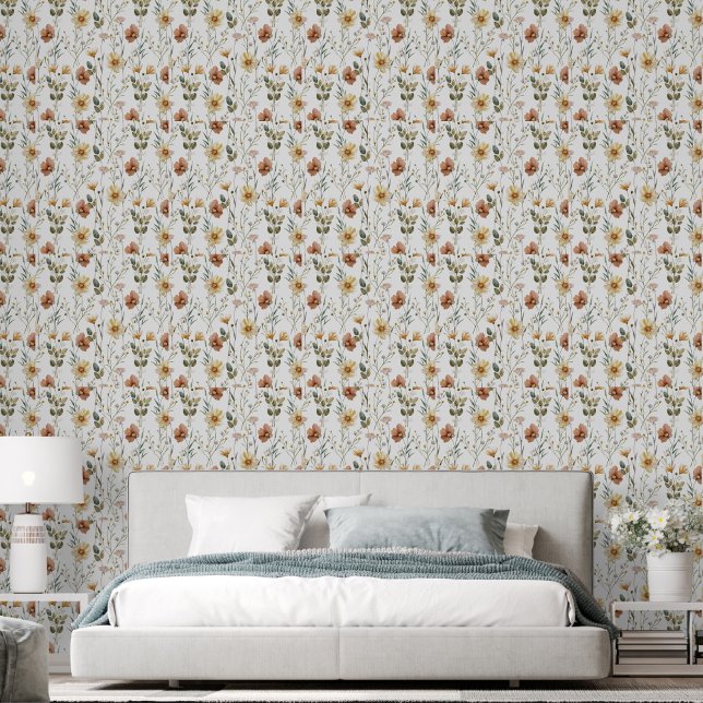 Boho Watercolor Wildflower Tapete (Von Creator hochgeladen)