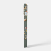 Boho Watercolor Wildflowers iPhone 15 Hülle (Linke Seite)