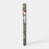 Boho Watercolor Wildflowers iPhone 16 Hülle (Linke Seite)