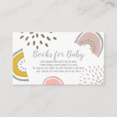 Boho Watermelon Bücher für Babydusche Begleitkarte (Vorderseite)