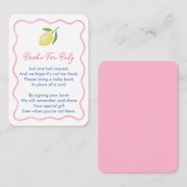 Boho Wavy Border buchen für Baby Girl Dusche Begleitkarte