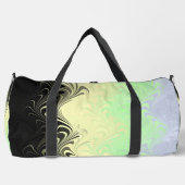 Boho Wavy marmorierte Abstrakte Cassgender Pride F Duffle Bag (Vorderseite)