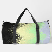 Boho Wavy marmorierte Abstrakte Cassgender Pride F Duffle Bag (Rückseite)