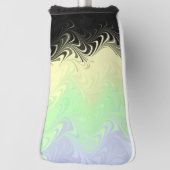 Boho Wavy marmorierte Abstrakte Cassgender Pride F Golf Headcover (Rotieren 90)
