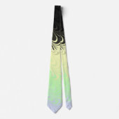 Boho Wavy marmorierte Abstrakte Cassgender Pride F Krawatte (Vorderseite)