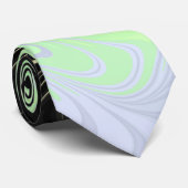 Boho Wavy marmorierte Abstrakte Cassgender Pride F Krawatte (Gerollt)